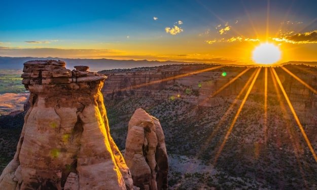 scenic view of a canyon near Grand Junction, Colorado